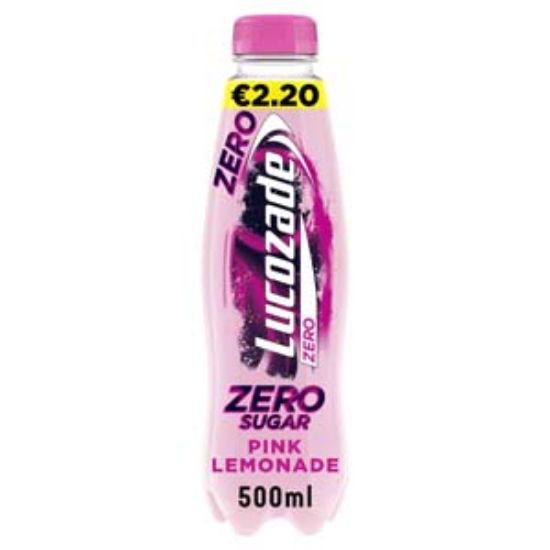 Picture of 500 Zero Lucozade Pink  PM€2.20  x12 DRS